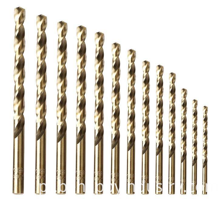 Conjunto de broca de torção de cobalto M35 (13 PCS)